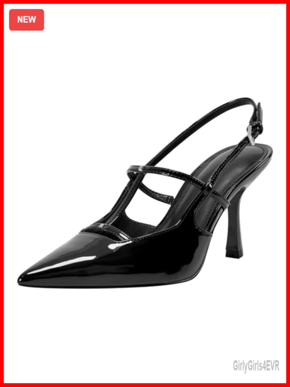 Pointy Toe Slingback Stiletto Heel Dress Pumps Formal Evening